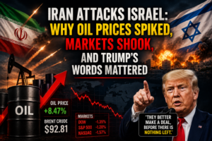 Iran Attacks Israel: Why Oil Prices Spiked, Markets Shook, and Trump’s Words Mattered